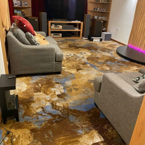 thảm len trải sàn phòng khách