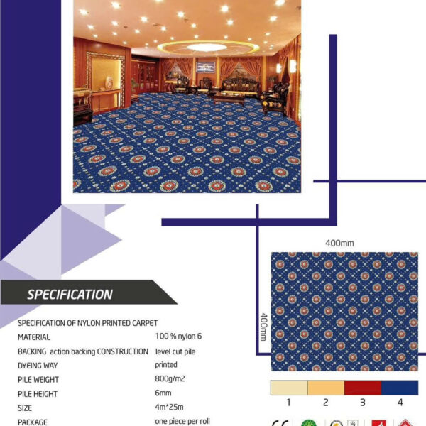 Thảm cuộn hoa văn