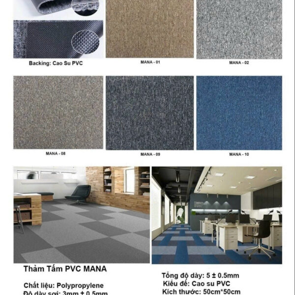 Thảm tấm trải sàn cao cấp