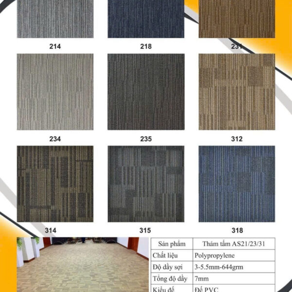 Thảm trải sàn văn phòng TPHCM