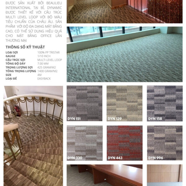 Thảm cuộn khổ rộng cao cấp